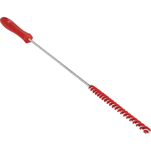Brosse de nettoyage pour valve , Vikan, Soies Ferme, 20'' x 3/8'', Rouge