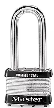 Heavy Duty Steel Padlock , Master, 2-1/2" Shackle