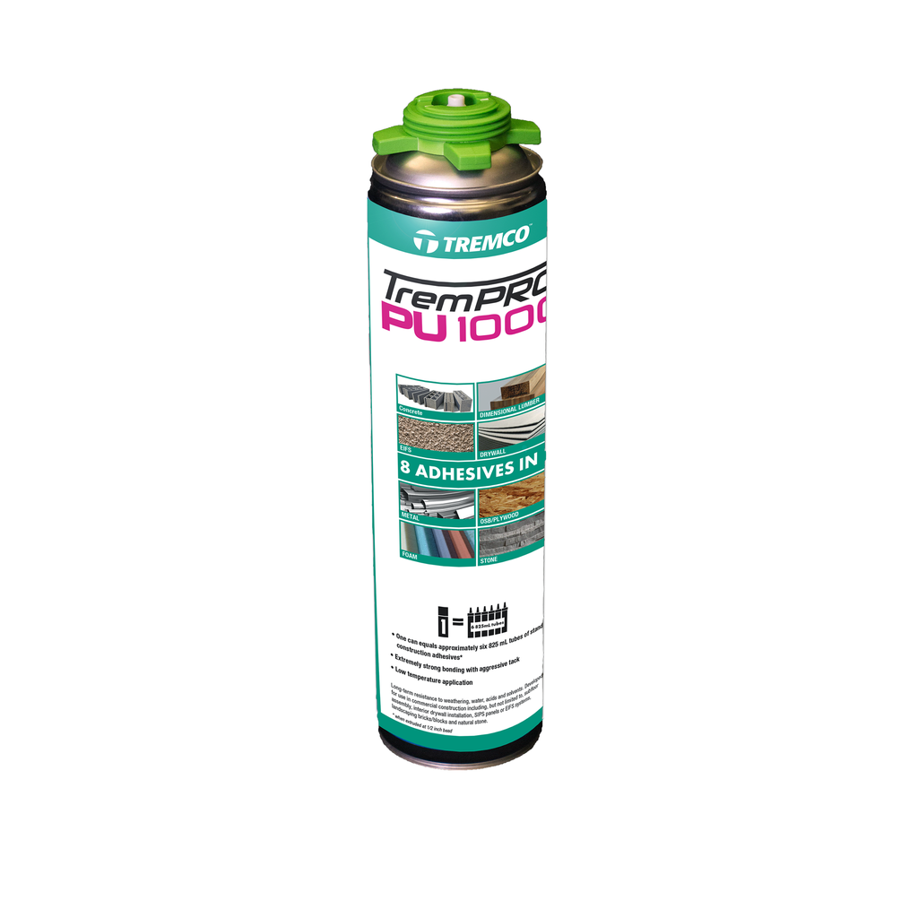 Aerosol polyurethane adhesive, PU1000, Gun grade, 24oz (12un/bx-84bx/skd)