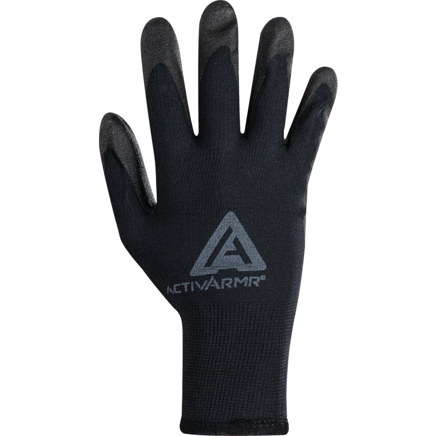 Cut resistant Nylon winter gloves Activarmr 97-631 with PVC coated palm, Level A2 (6 pairs/bag- 36 pairs/cs)