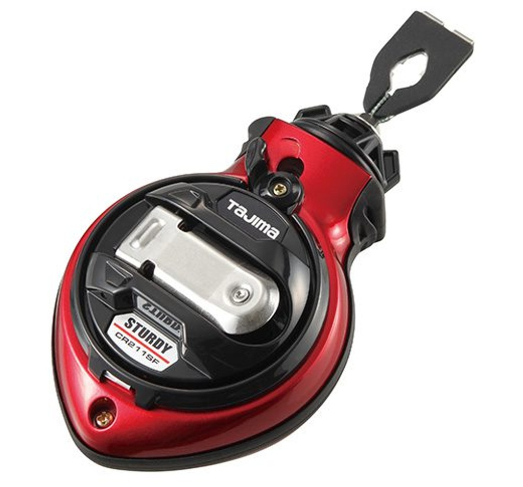 Chalk line Sturdy, Tajima, CR211SFR, 0.04&quot;x100', Red (4un/bx-24/cs)