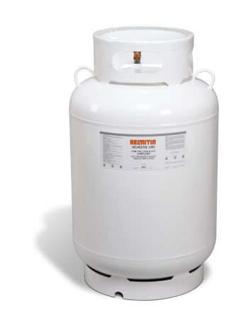 Adhésif de contact en spray, Helmistick 1675, sans urée-formaldéhyde, COV très faible, Bonbonne 27lb