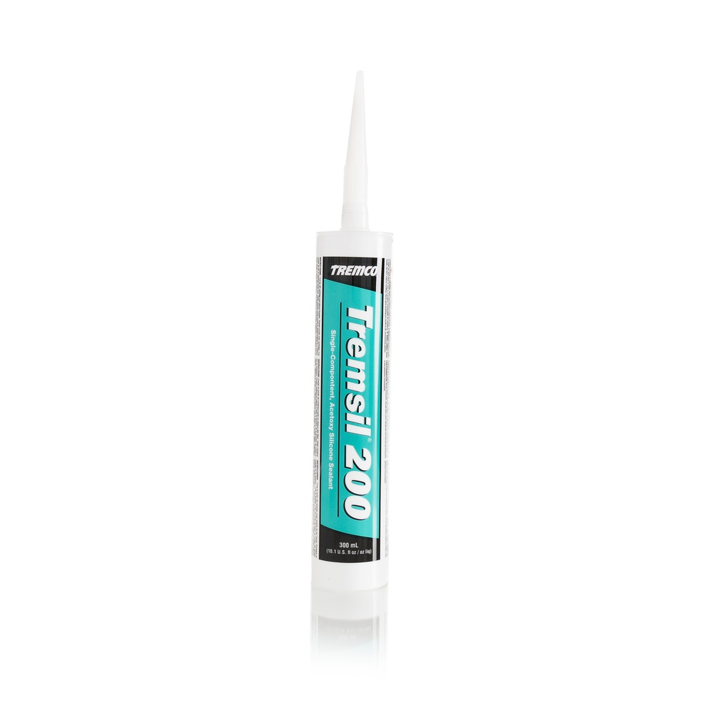Single-Component acetoxy silicone sealant, Tremsil 200, Cartridge 300ml (25un/bx)