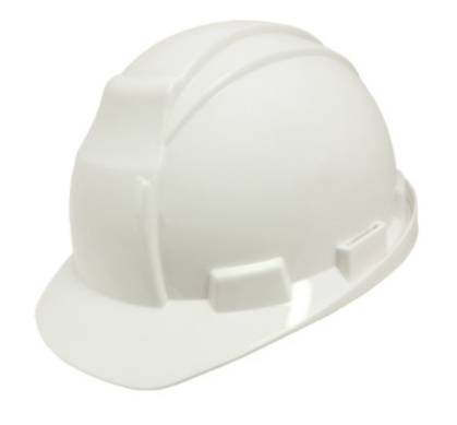 Casque de sécurité, Workhorse, Chantier de construction, Design traditionnel, Blanc