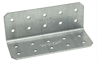 Connecteur d'angle rigide, Simpson, RCA225/54, 2" x 2" x 5", 16G, Galvanisé (90un/bte)