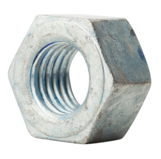 Nut, Bullseye, 1/2&quot;-13, Hexagonal , H.D.G (900un/bx)