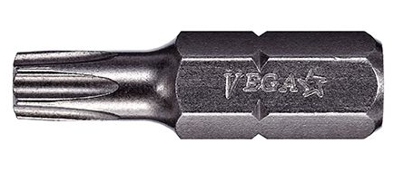 Insert bit Torx #T10, Vega, 1" (5un/bag)