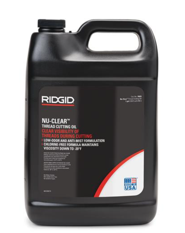Lubrifiant huile de coupe, Ridgid, Filetage Nu-Clear, 1Gal