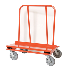 Drywall cart Circle Brand ST0102, 12'' plate x 24'' frame, 2500 lbs, with wheel (1un)