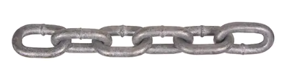 Straight Link Chain, 3/16" x 150', Grade 30, 630lbs, Carbon Steel