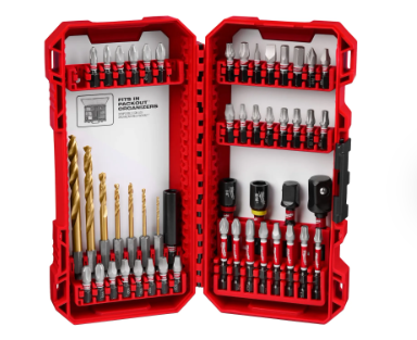 Ensemble de jeu d'embouts de vissage, Milwaukee Shockwave Impact Duty (50pcs)