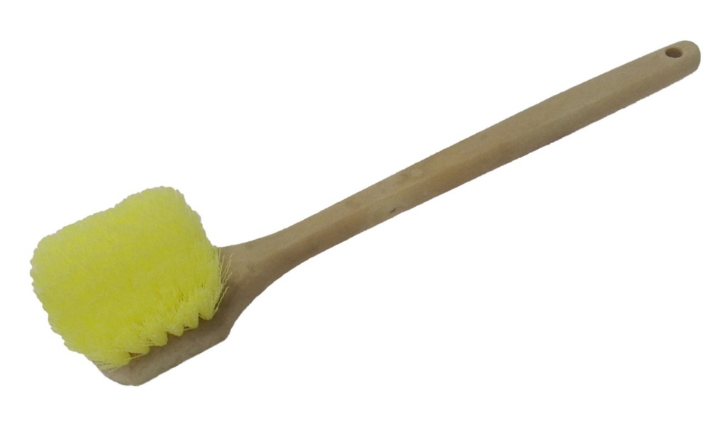 Cleaning Brush, Circle Brand, 20", Long Handle, Yellow (6un/bx)