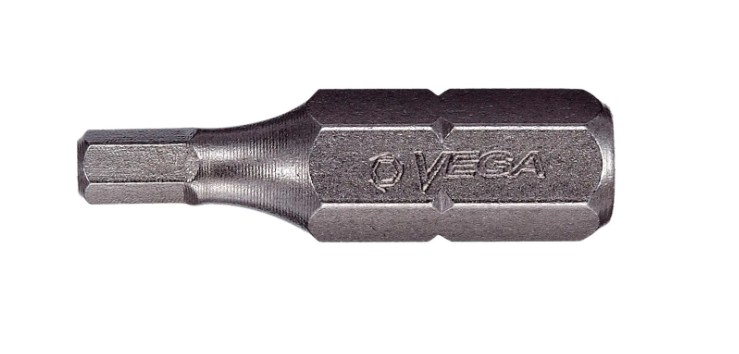 Insert bit Hex 5mm, Vega, 1" (5un/bag)